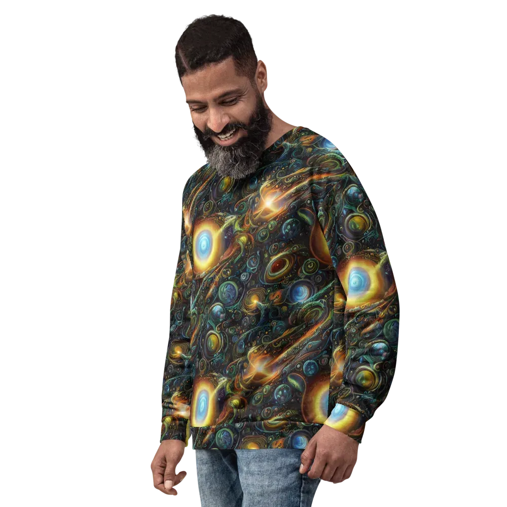 Ferez Vortex on Sweatshirt — Left Front