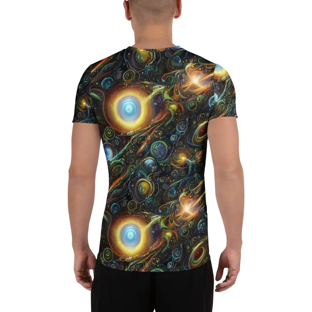 Ferez Vortex on Men's Athletic T-Shirt — Back