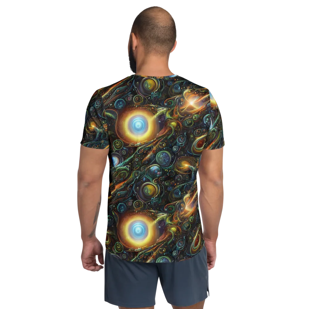 Ferez Vortex on Men's Athletic T-Shirt — Back