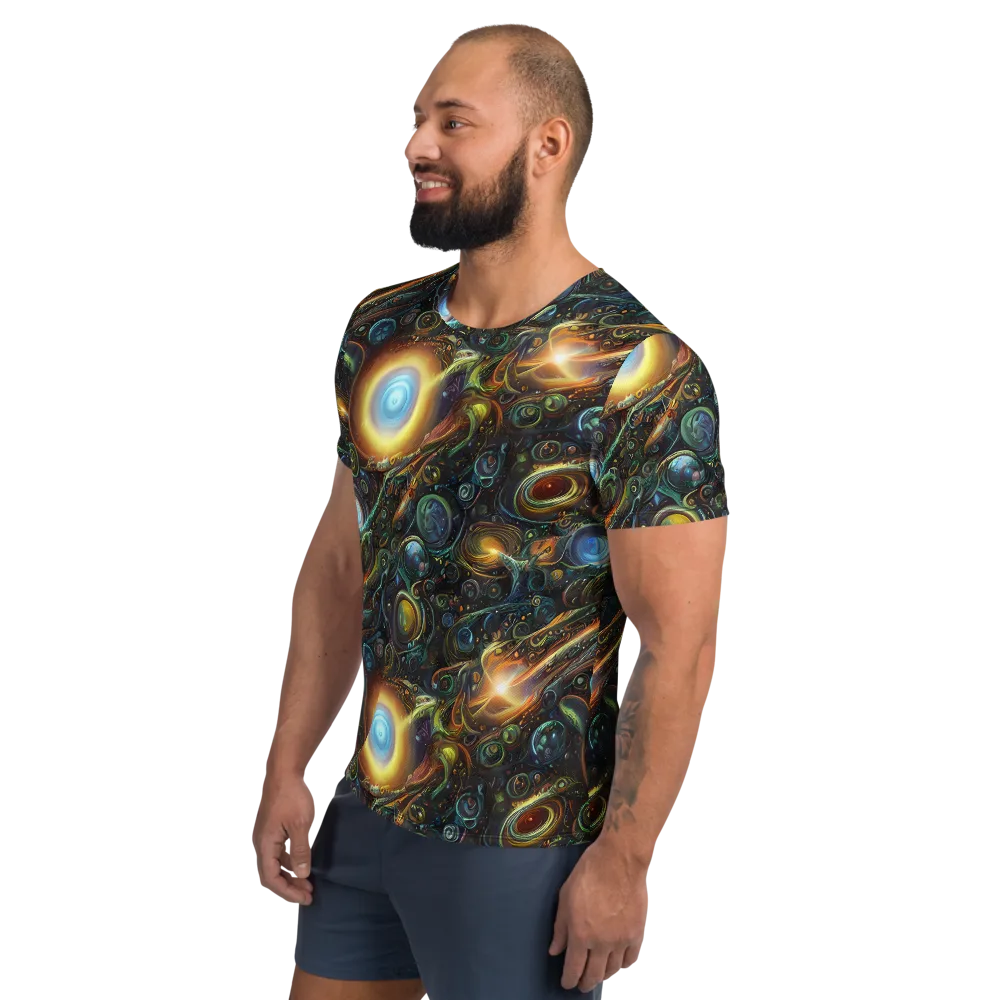 Ferez Vortex on Men's Athletic T-Shirt — Left