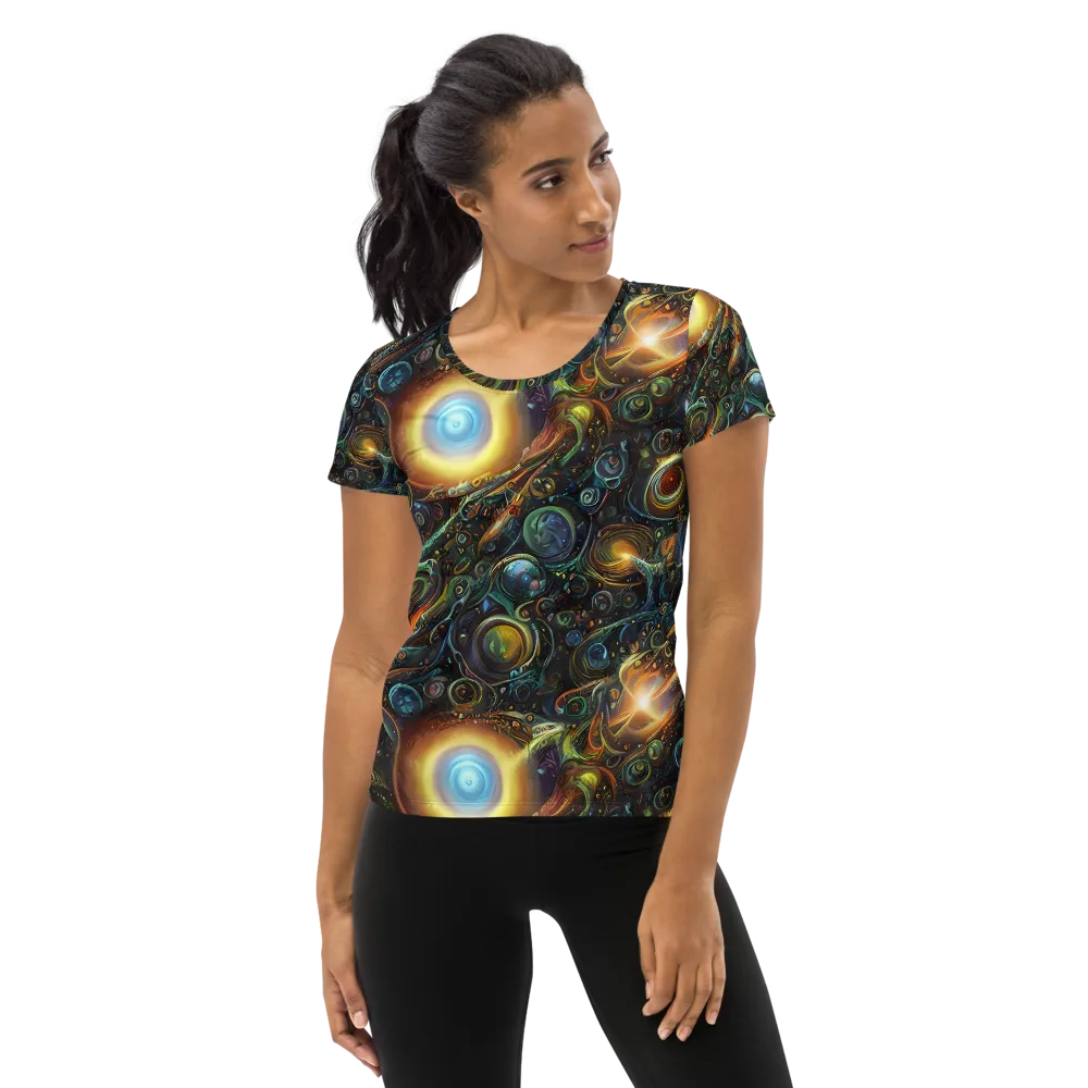 Ferez Vortex on Women's Athletic T-Shirt — Front