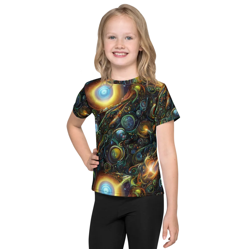 Ferez Vortex on Kids Crew Neck T-Shirt — Front