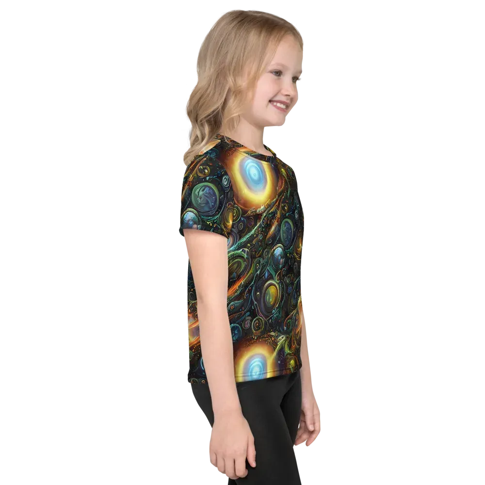 Ferez Vortex on Kids Crew Neck T-Shirt — Right