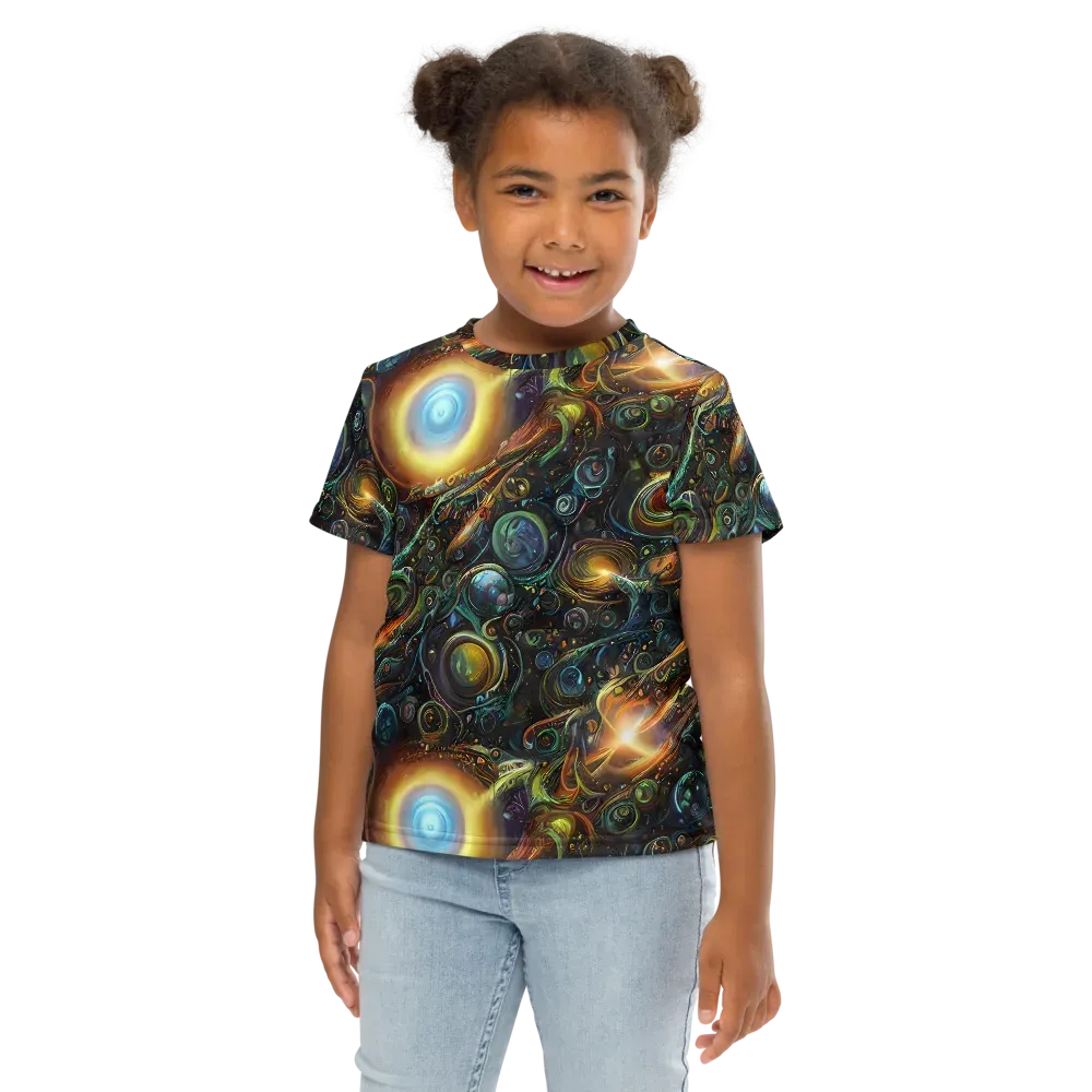 Ferez Vortex on Kids Crew Neck T-Shirt — Front