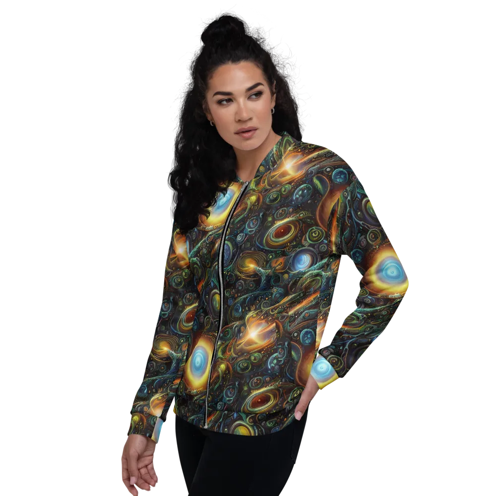 Ferez Vortex on Bomber Jacket — Left