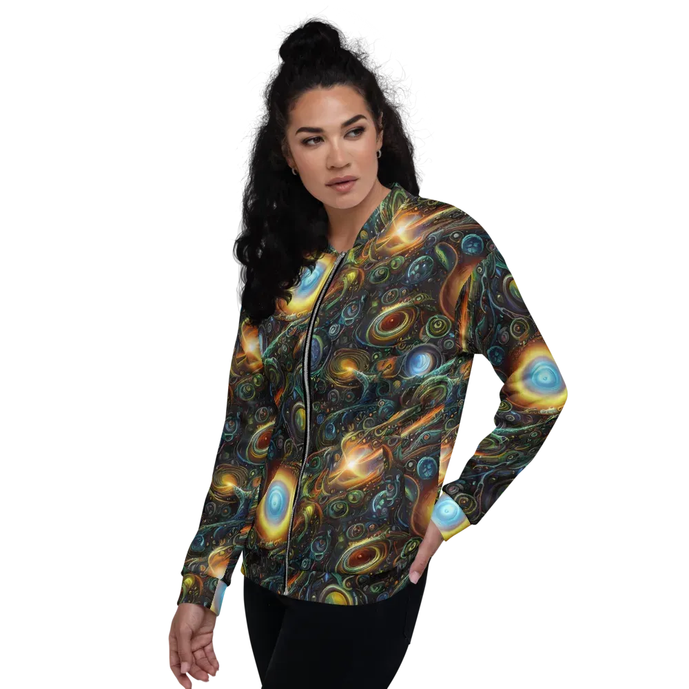 Ferez Vortex on Bomber Jacket — Left