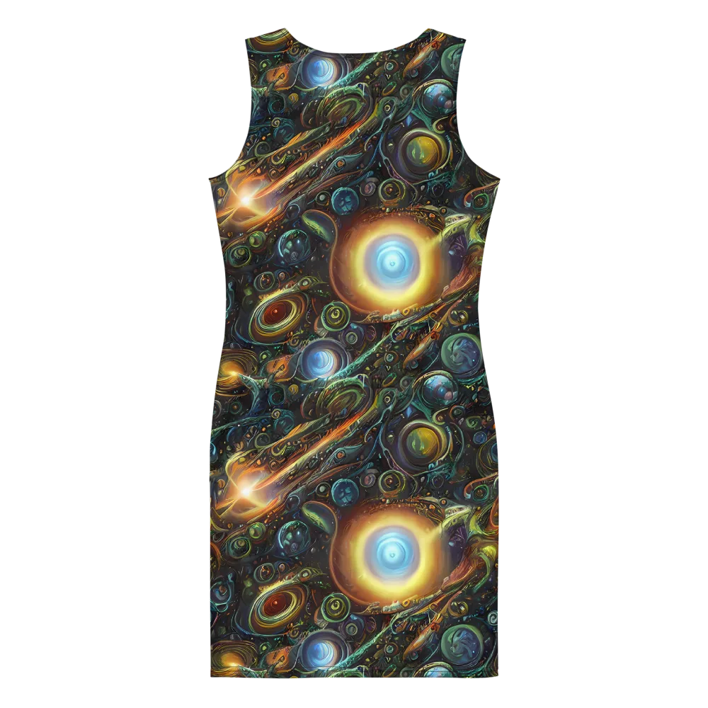 Ferez Vortex on Bodycon Dress — Back