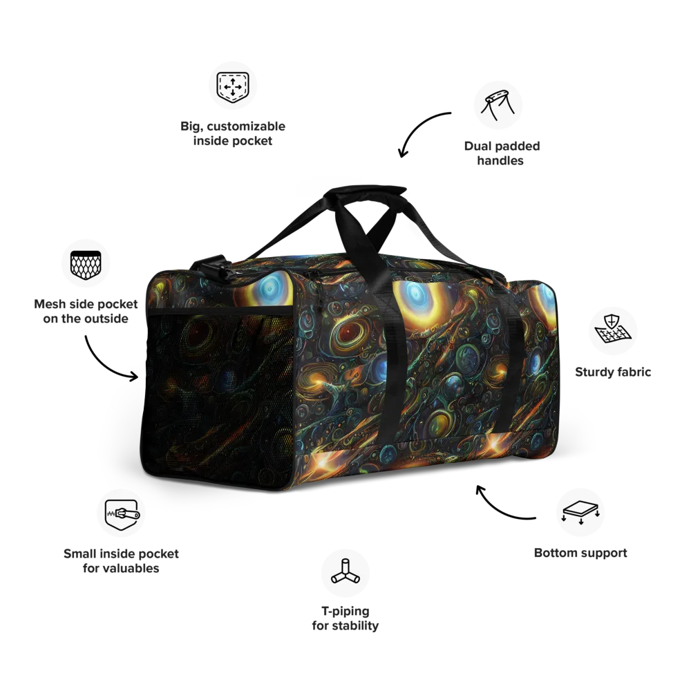 Ferez Vortex on Duffle Bag — Right Front