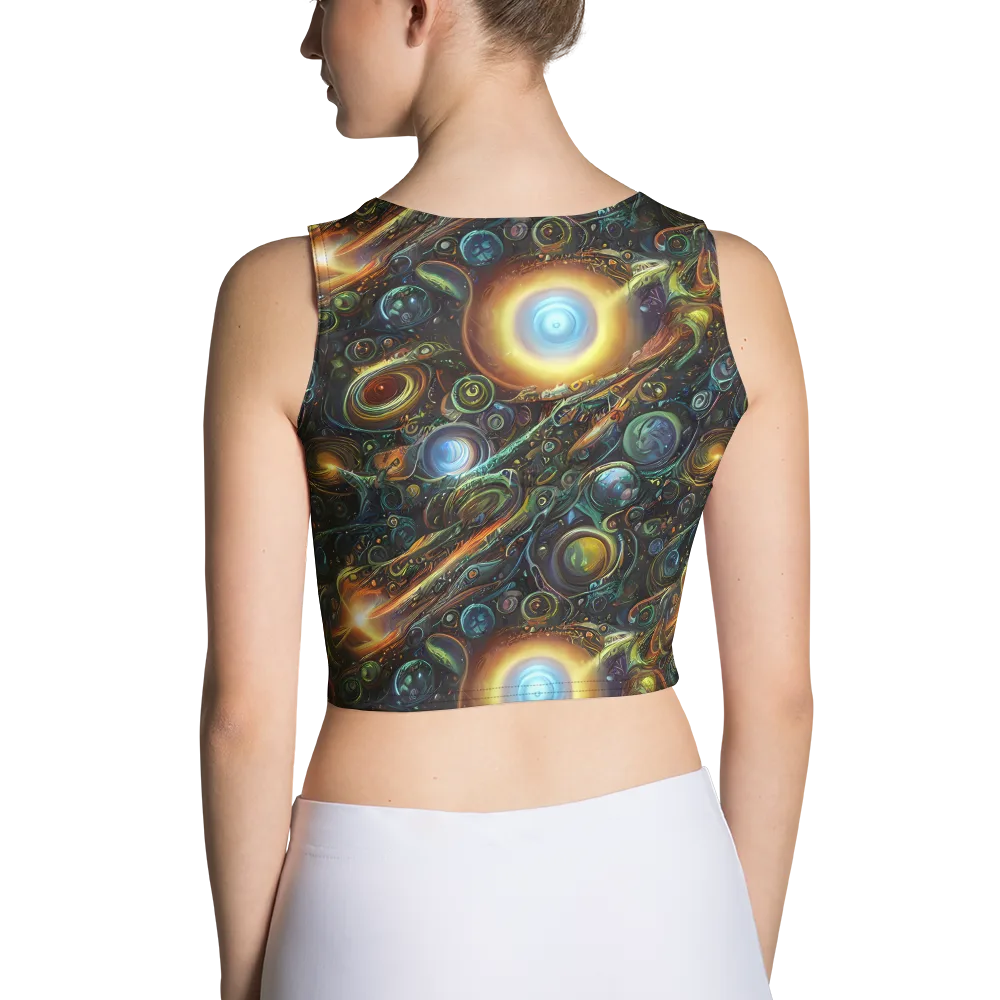 Ferez Vortex on Crop Top — Back