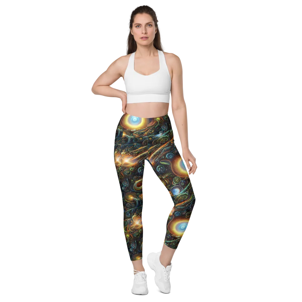 Ferez Vortex on Leggings with Pockets — Front