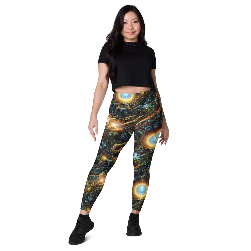 Ferez Vortex on Leggings with Pockets — Front