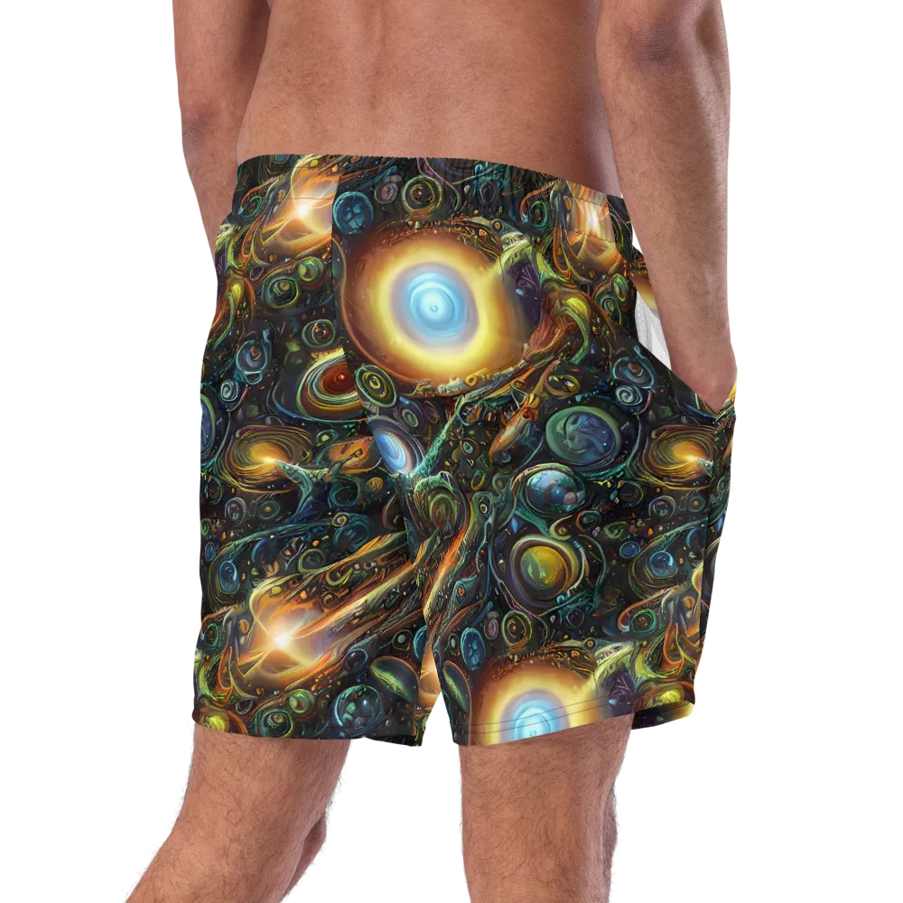 Ferez Vortex on Swim Trunks — Right Back