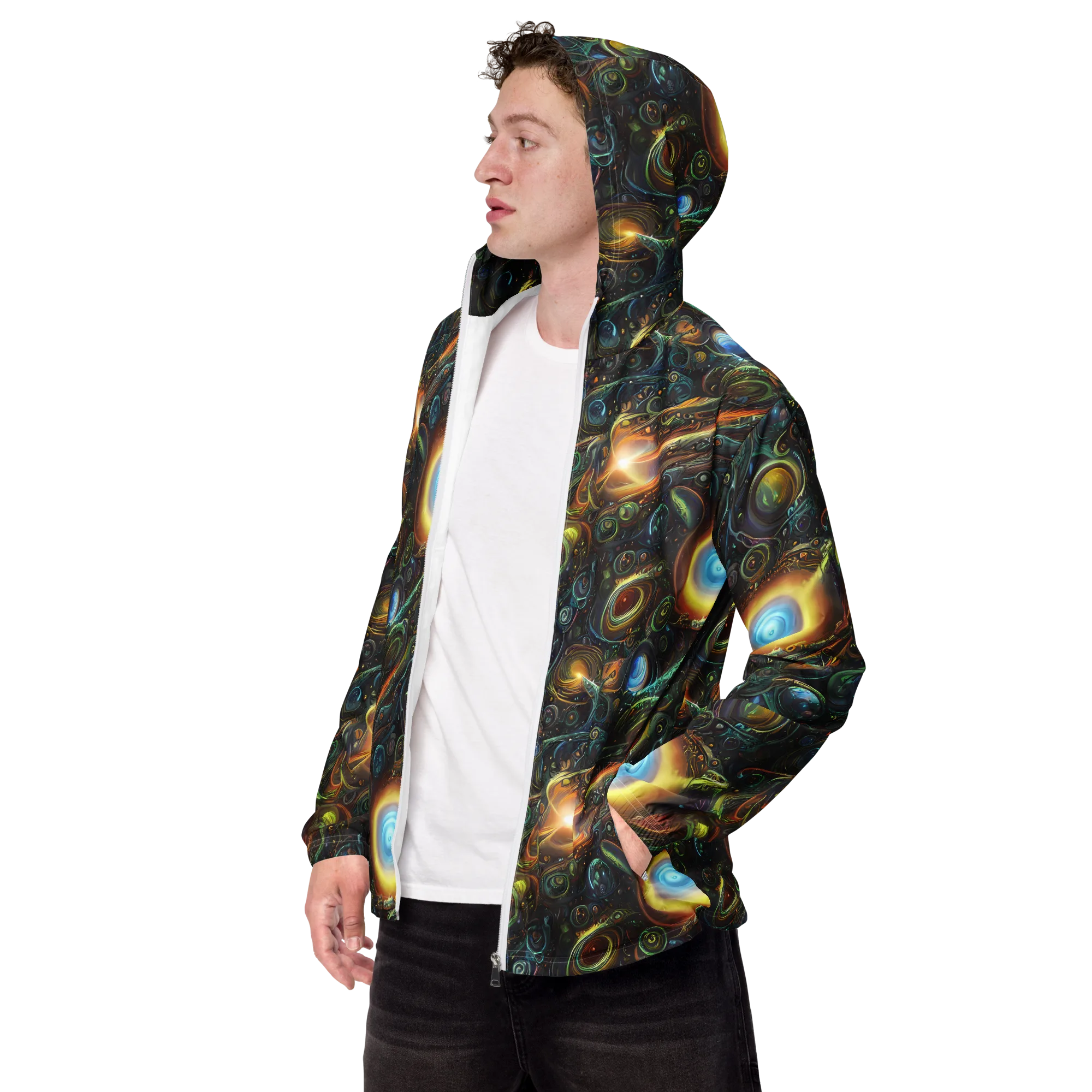 Ferez Vortex on Men's Windbreaker — Left Front
