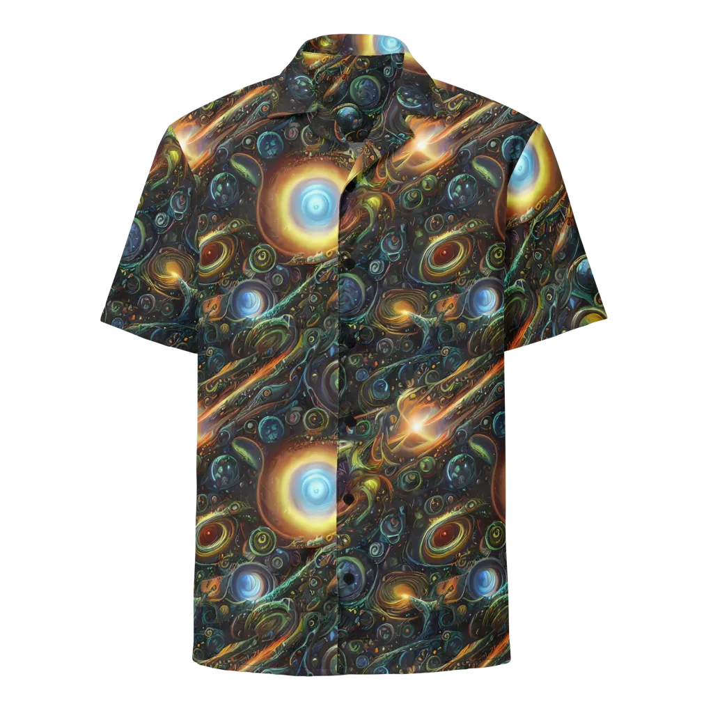 Ferez Vortex on Button Shirt — Front
