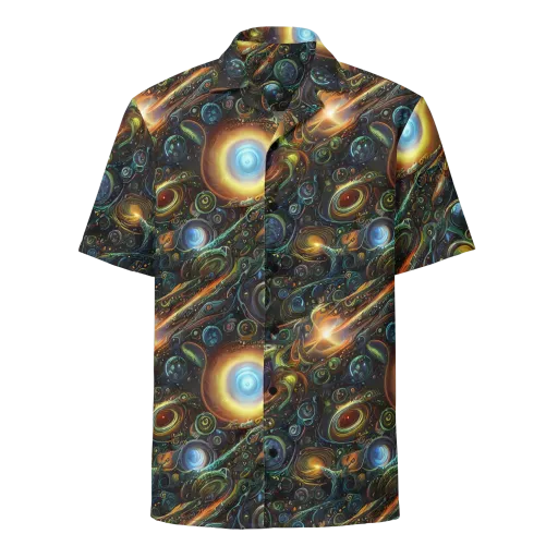 Ferez Vortex on a Button Shirt