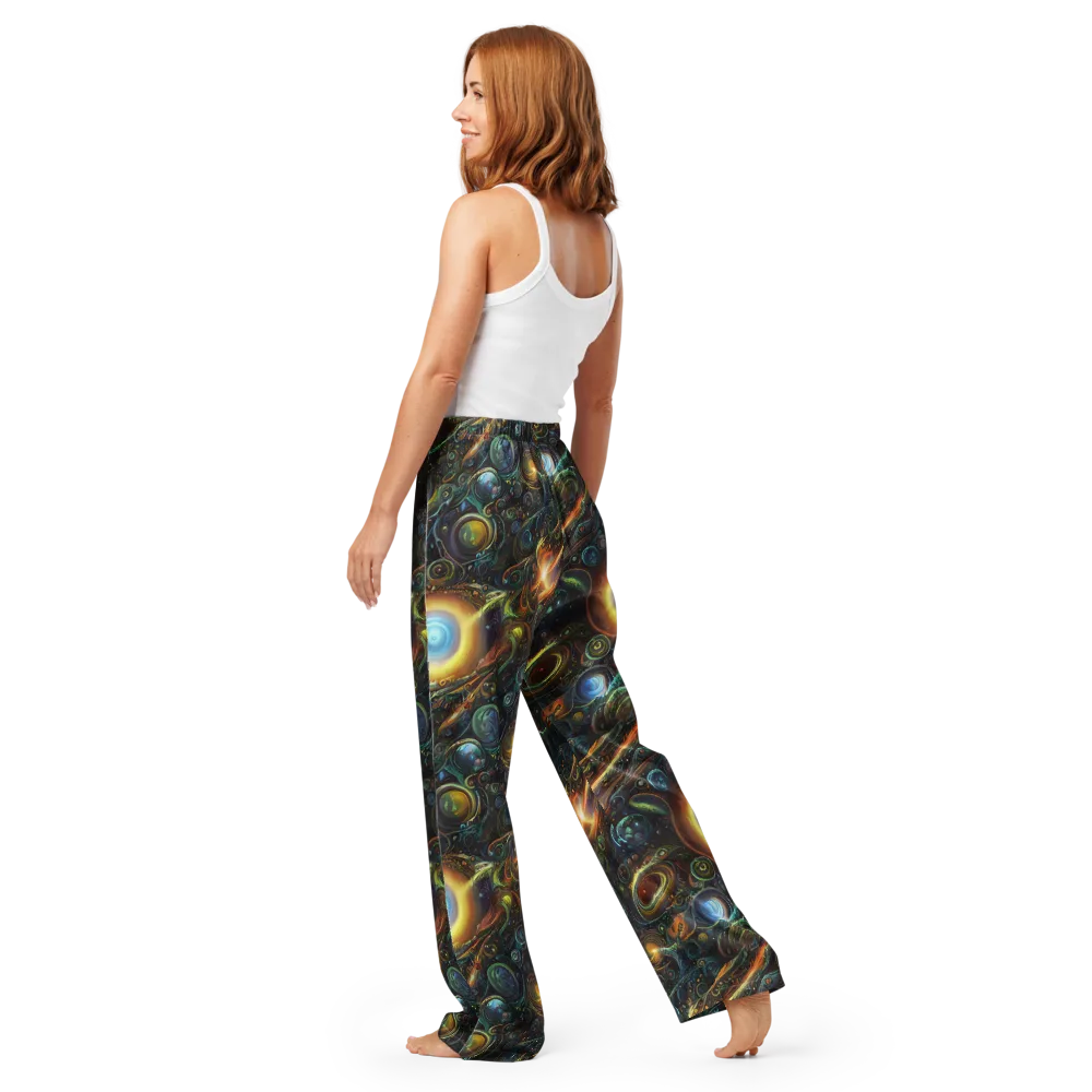 Ferez Vortex on Women's Pajama Pants — Back