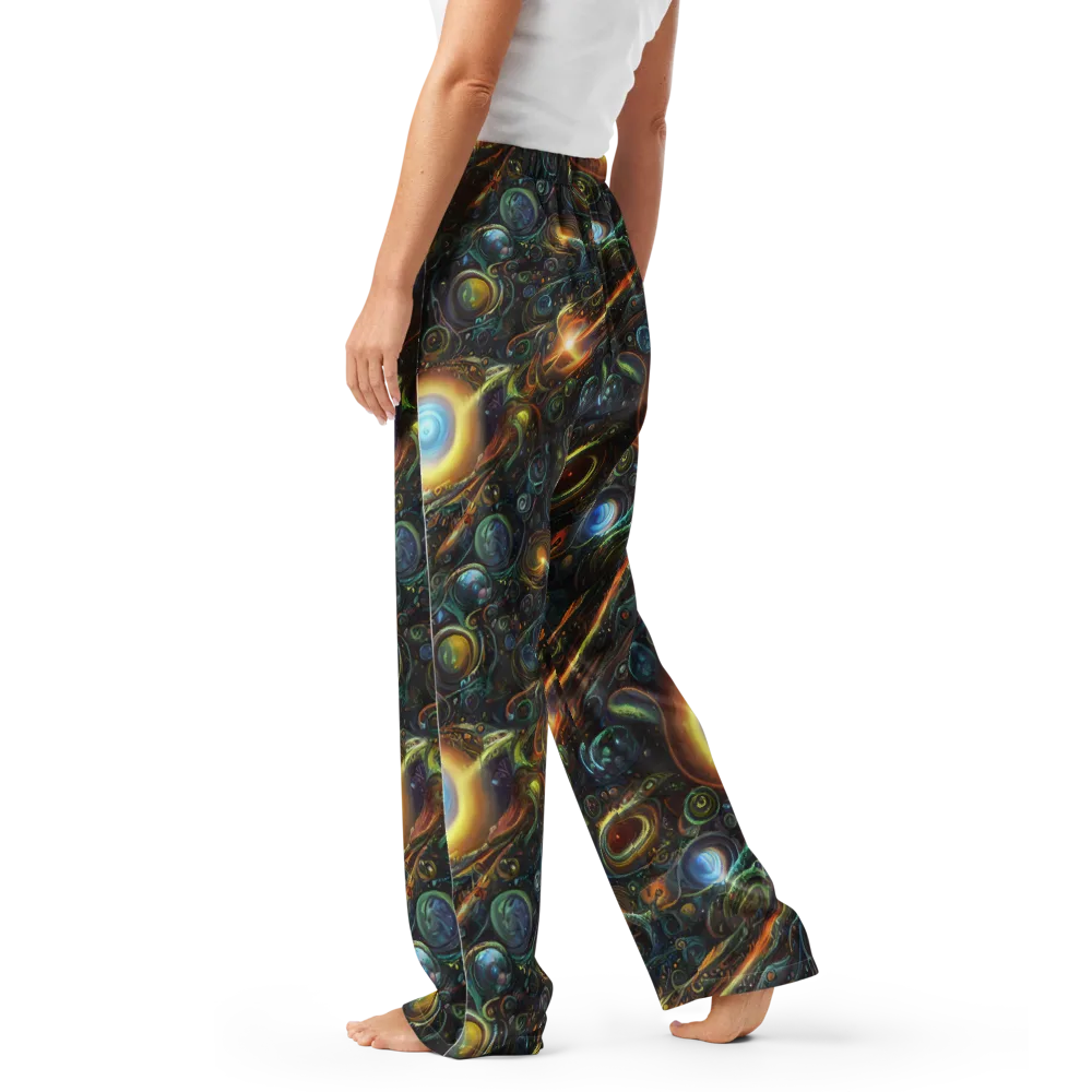 Ferez Vortex on Women's Pajama Pants — Left