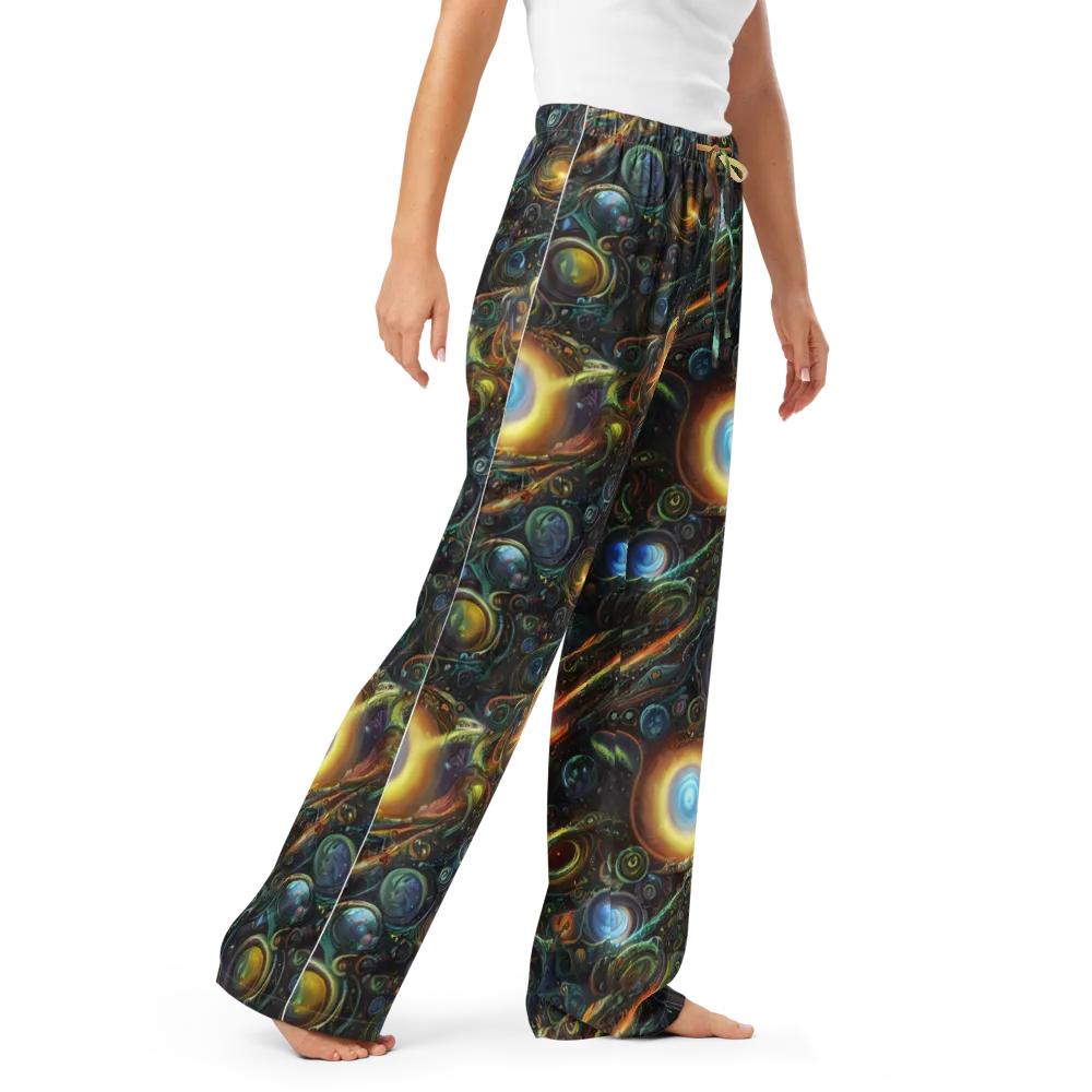 Ferez Vortex on Women's Pajama Pants — Right Front