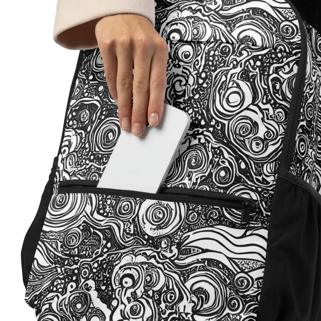 Swirling Stories on Utility Backpack — Product details