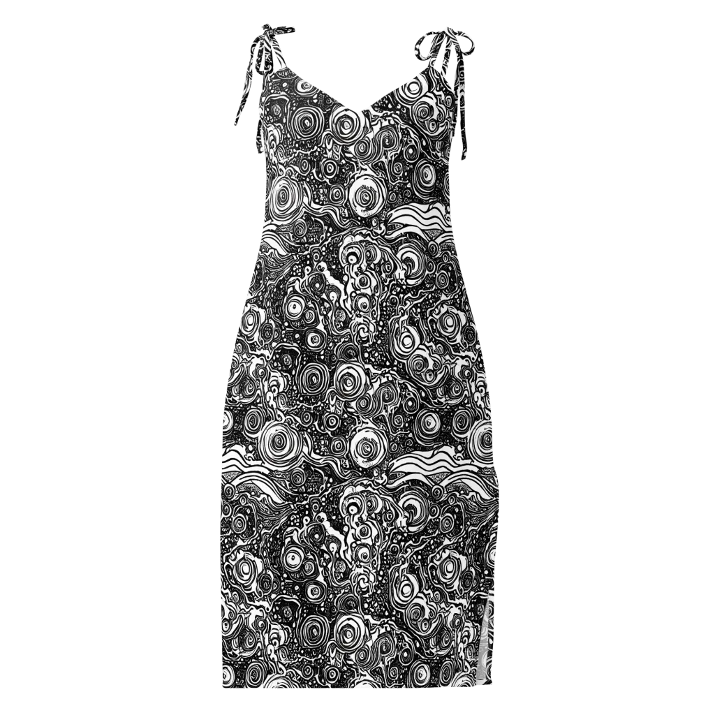 Swirling Stories on Slip Dress — Front