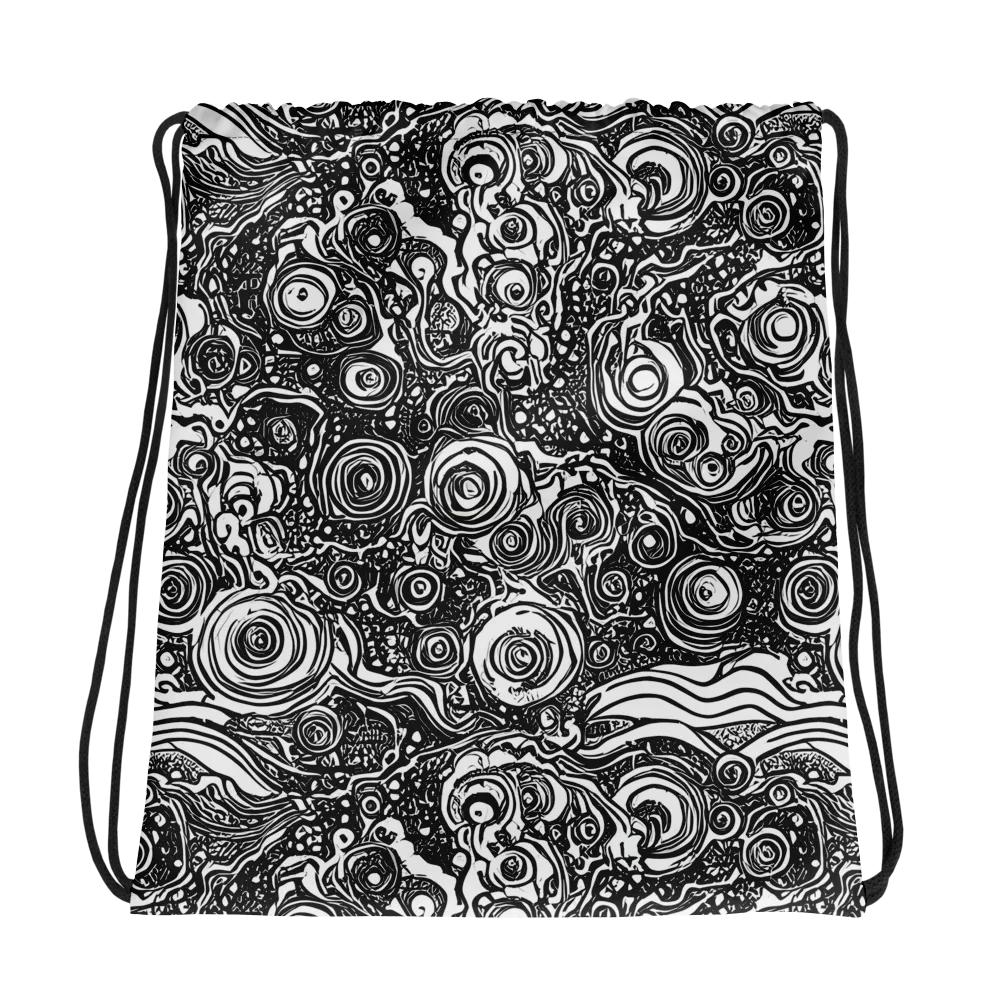 Swirling Stories on Drawstring Bag — Photo