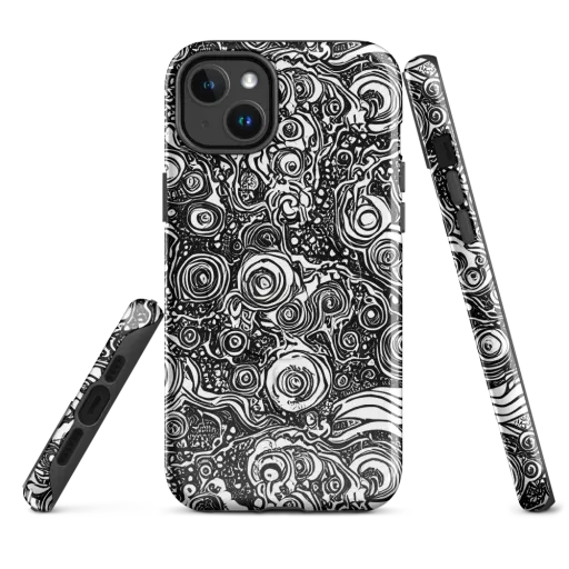 Swirling Stories on a MagSafe Tough Case for iPhone®