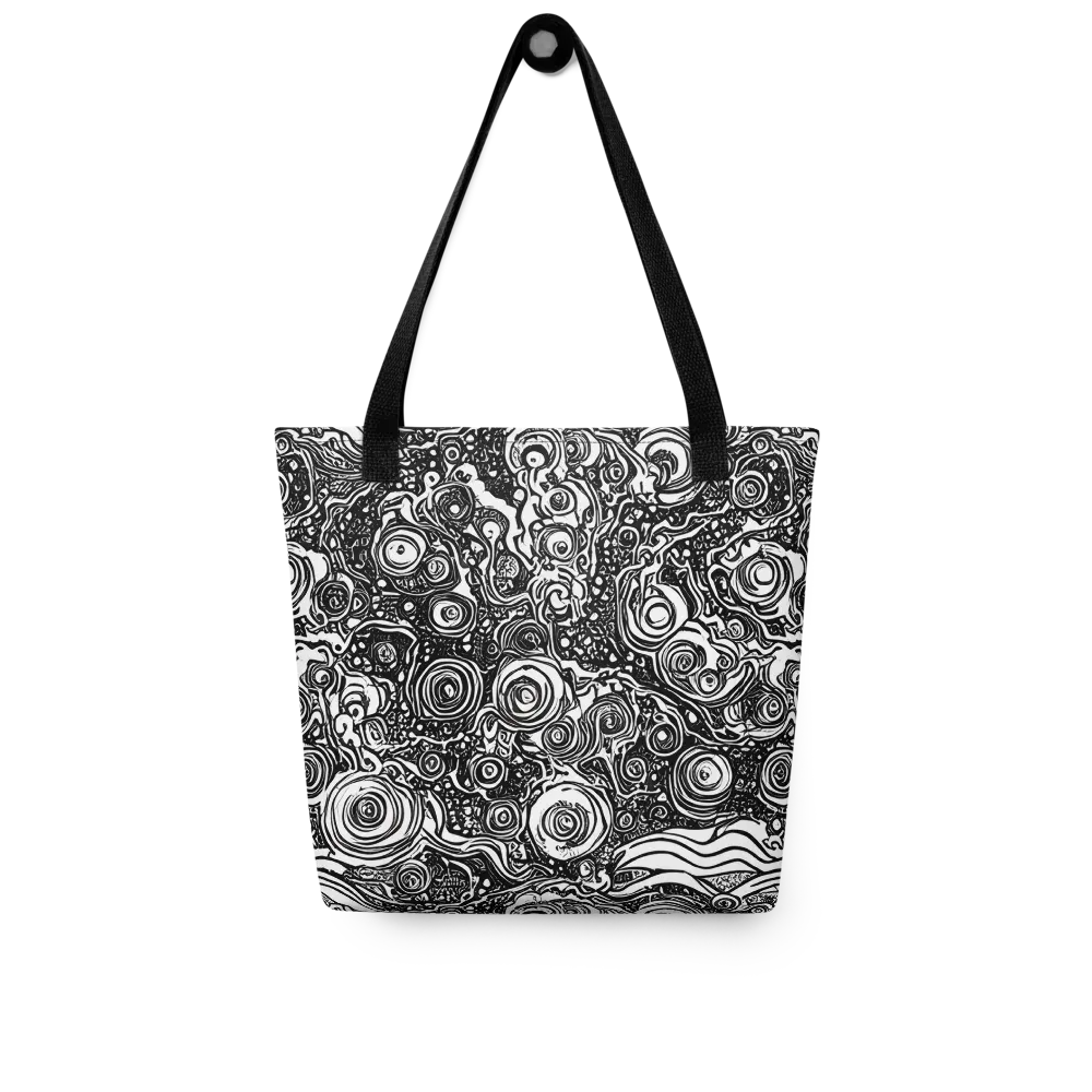 Swirling Stories on Tote Bag — Front