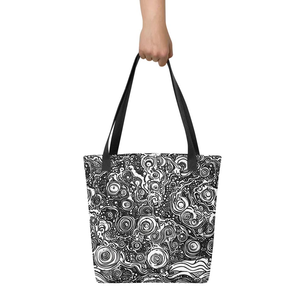 Swirling Stories on Tote Bag — Front