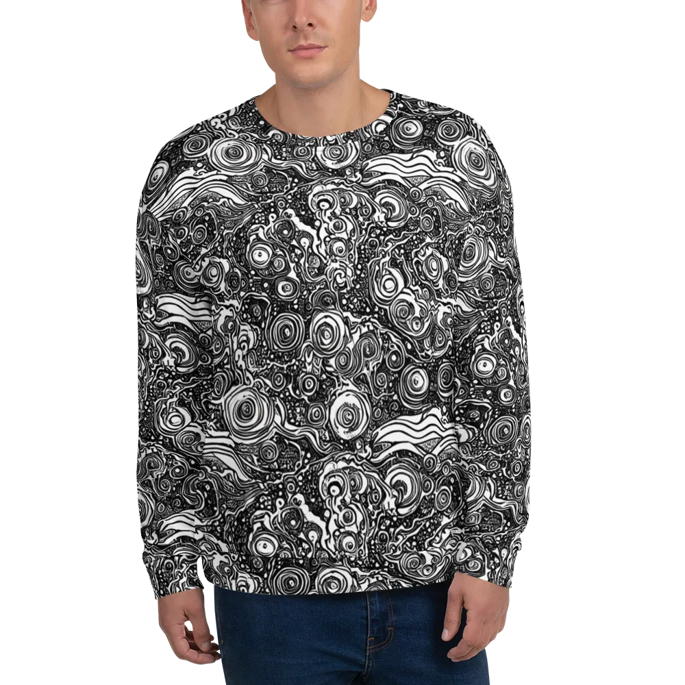 Swirling Stories on Sweatshirt — Front