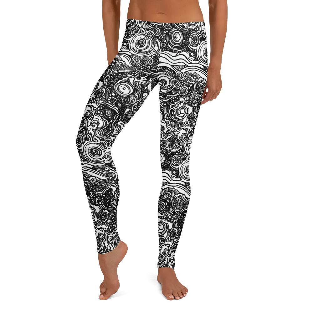 Swirling Stories on Leggings — Front