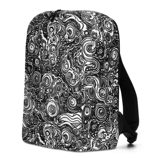 Swirling Stories on a Minimalist Backpack