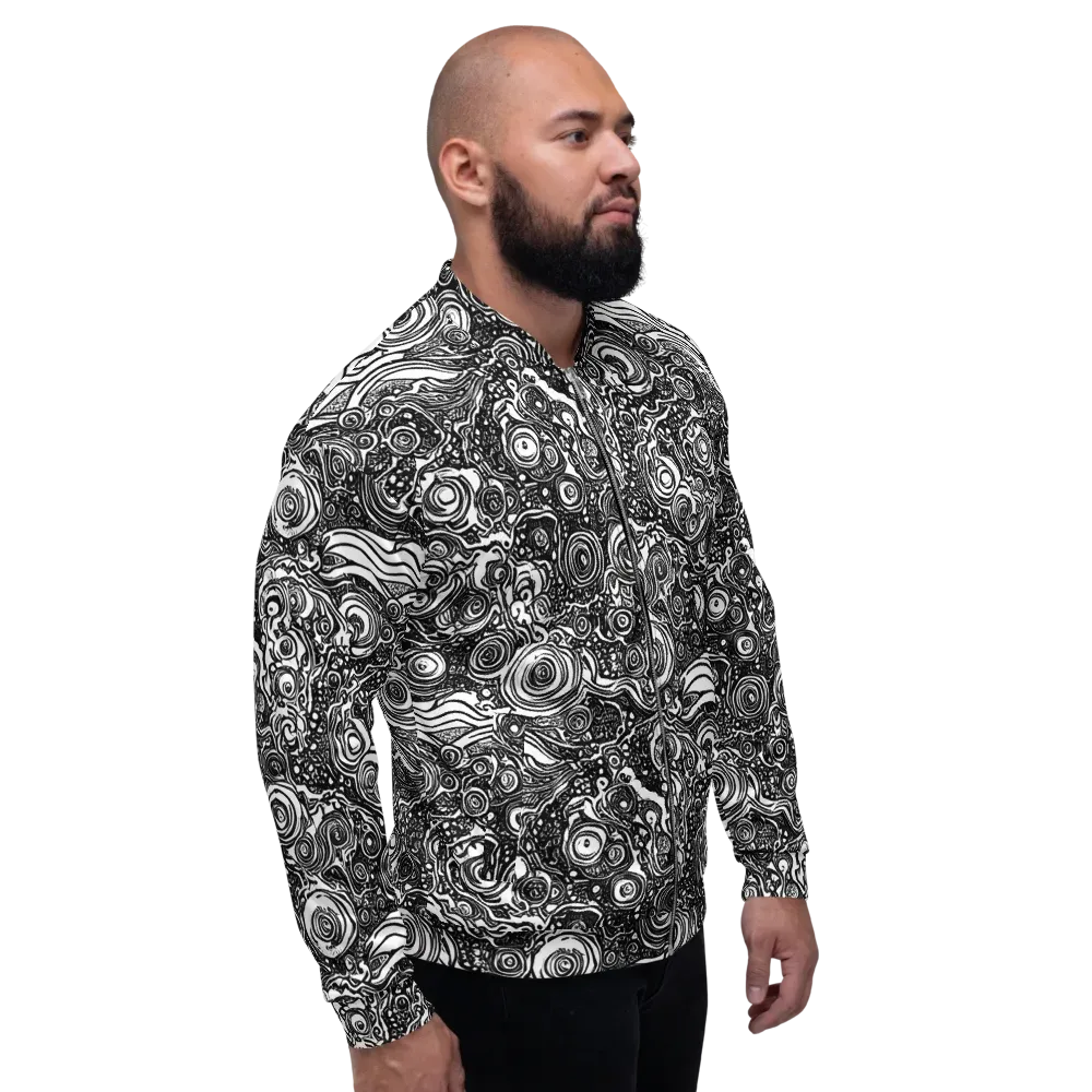 Swirling Stories on Bomber Jacket — Right