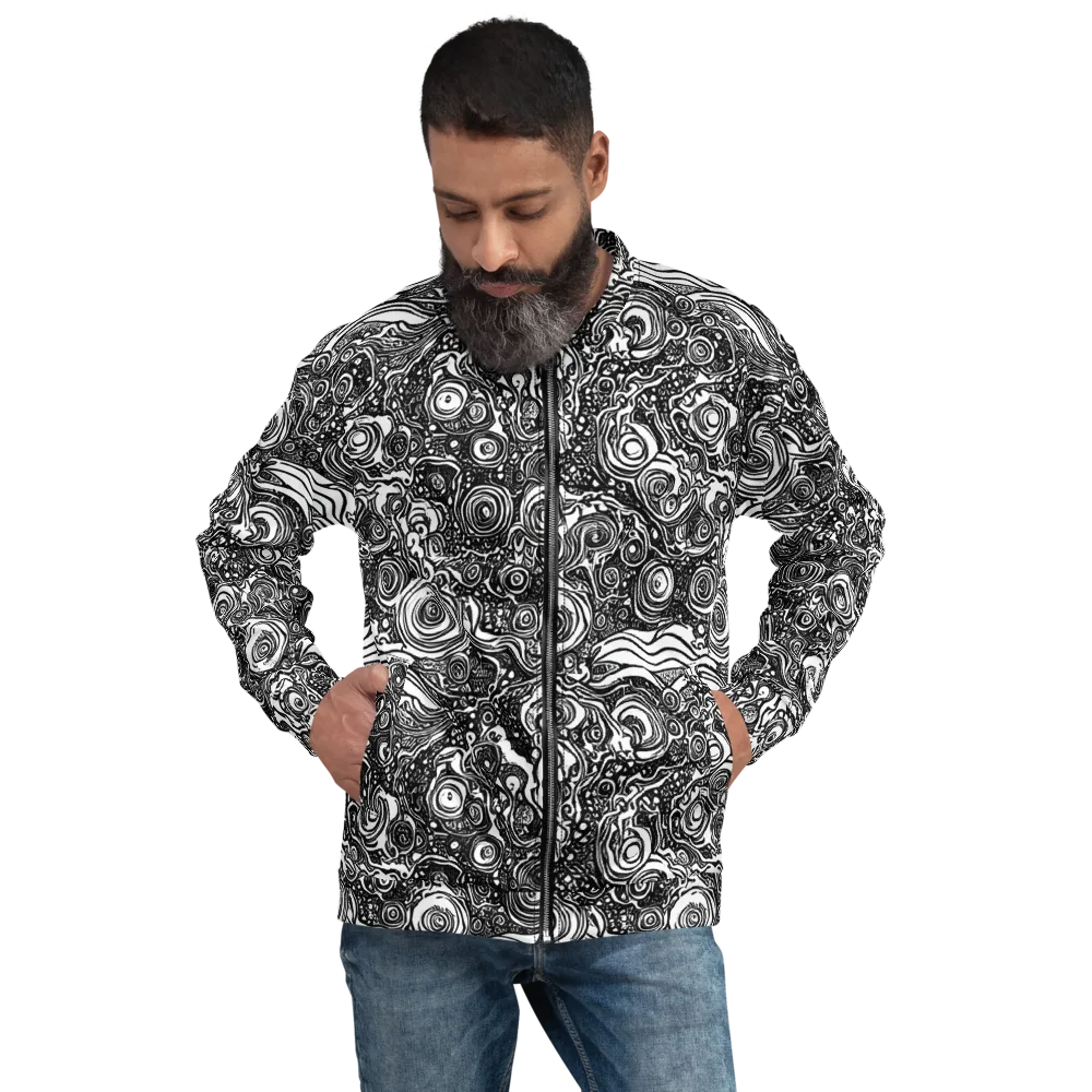 Swirling Stories on Bomber Jacket — Front