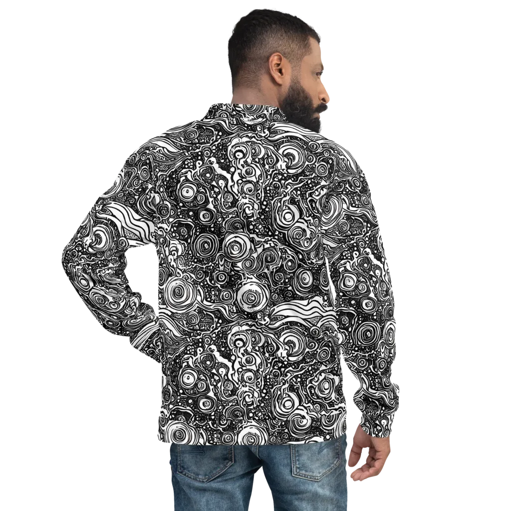 Swirling Stories on Bomber Jacket — Back