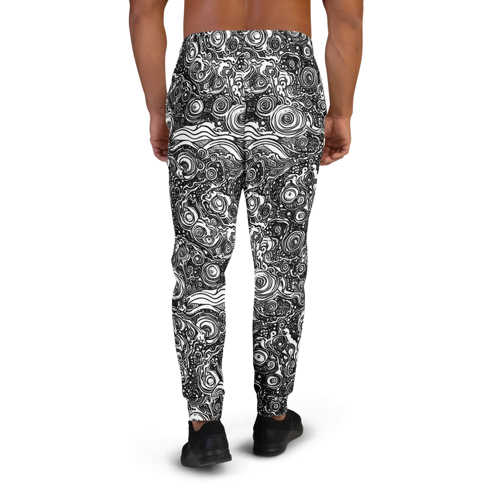 Swirling Stories on Men's Joggers — Back