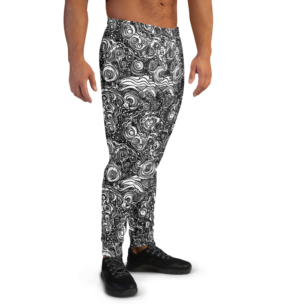 Swirling Stories on Men's Joggers — Right