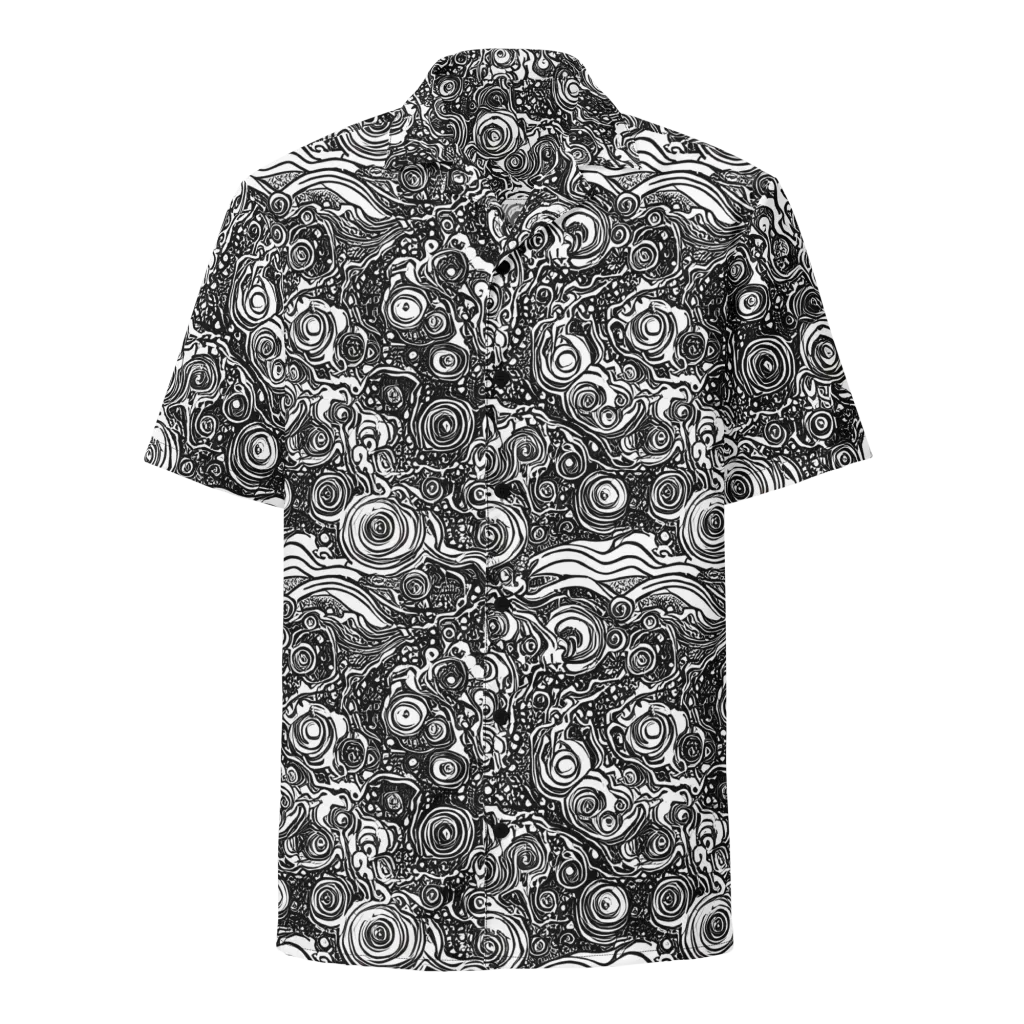 Swirling Stories on Button Shirt — Front
