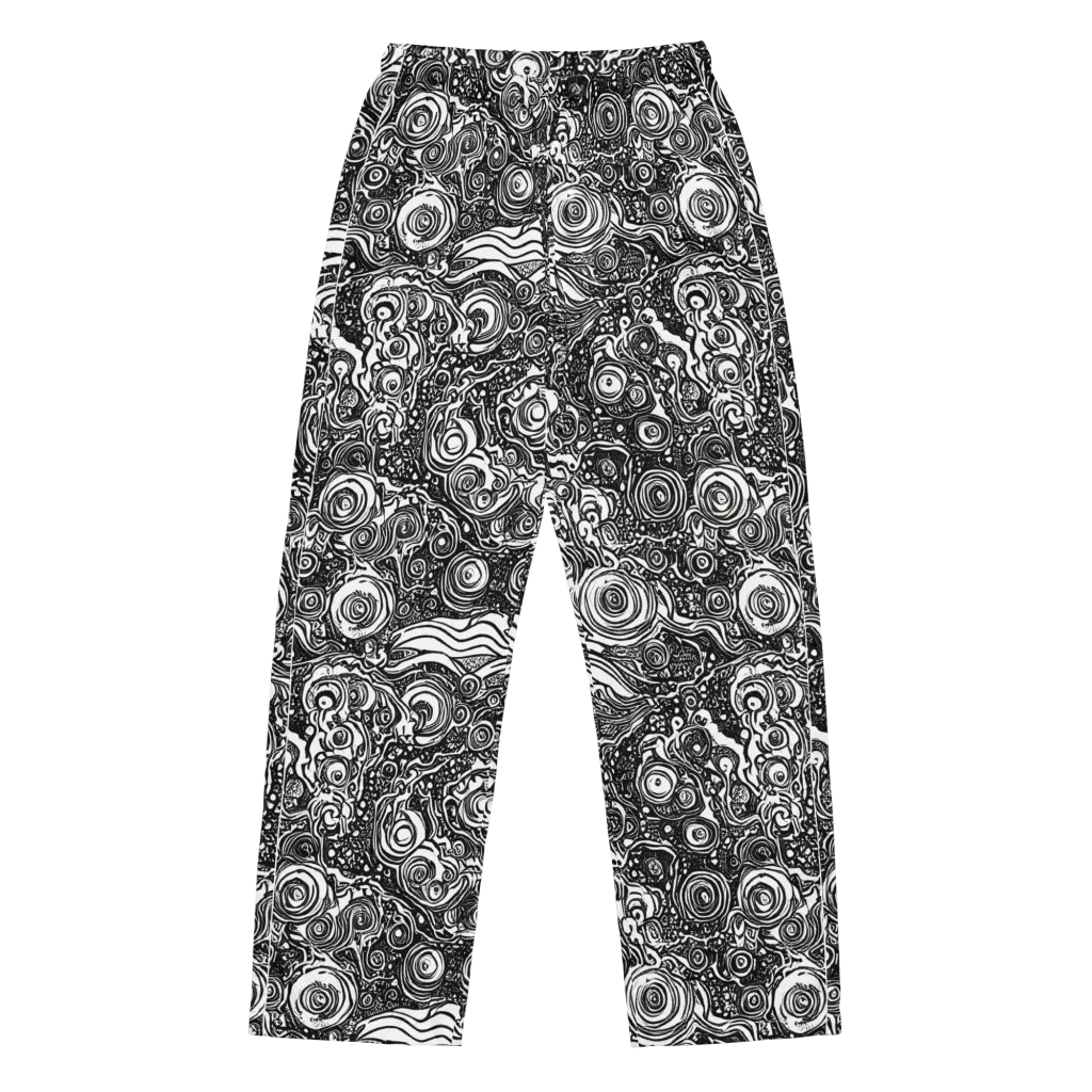 Swirling Stories on Women's Pajama Pants — Front