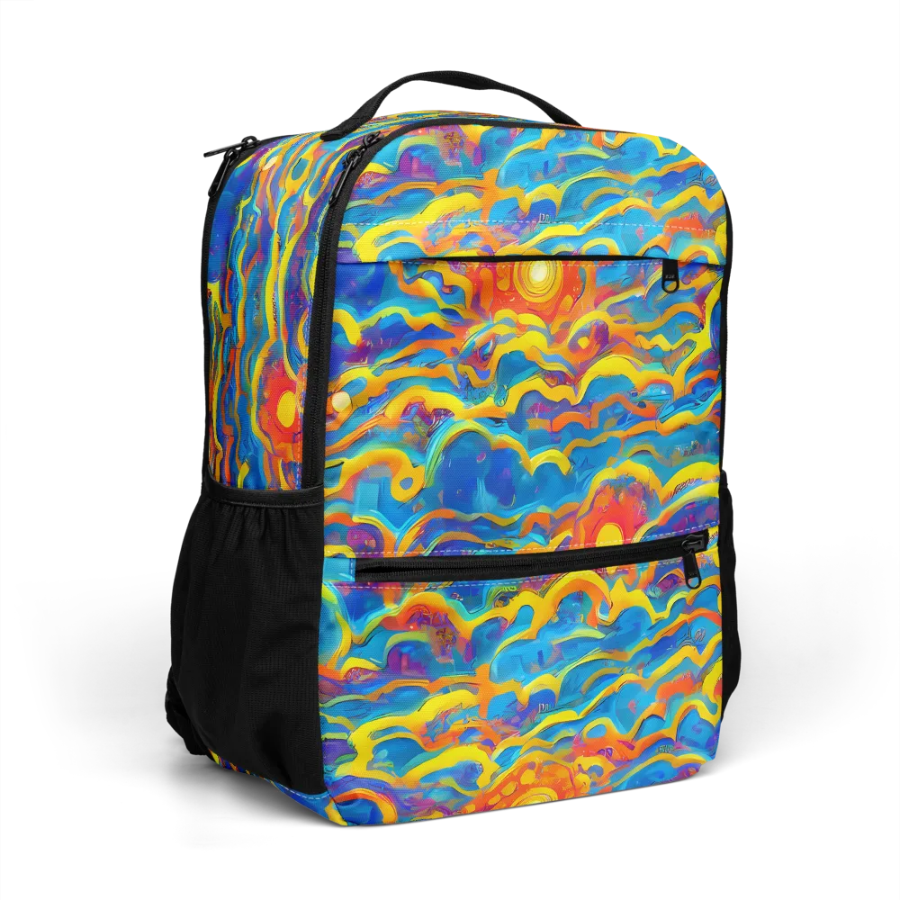 Chroma Ripple on Utility Backpack — Right Front