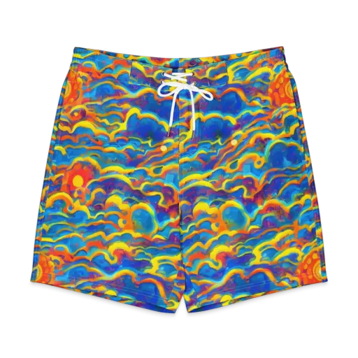 Chroma Ripple on a Men's Board Shorts