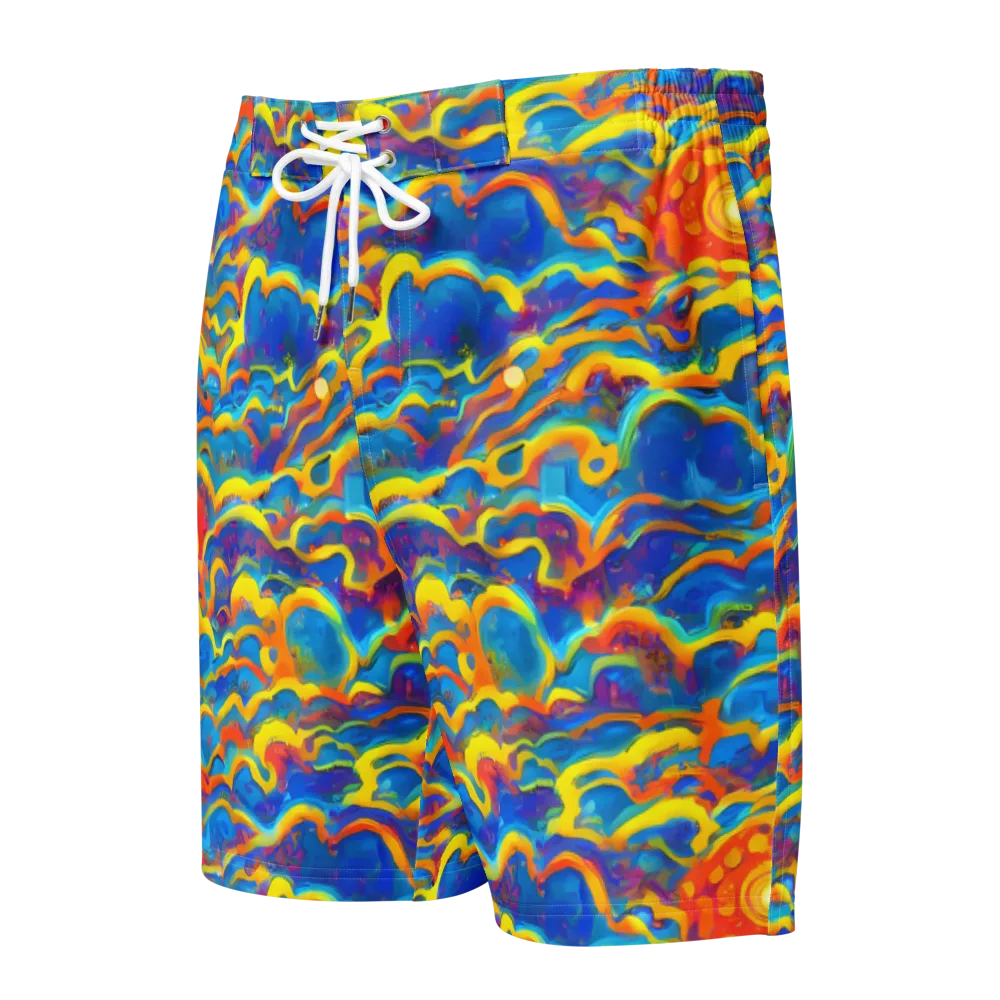 Chroma Ripple on Men's Board Shorts — Front