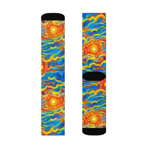 Chroma Ripple on a Socks