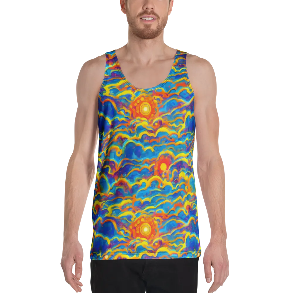 Chroma Ripple on Men's Tank Top — Front