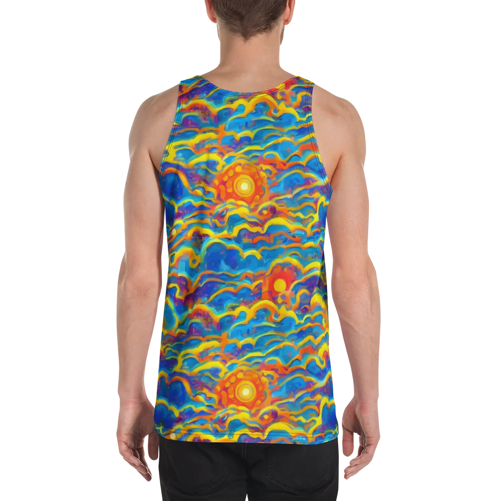Chroma Ripple on Men's Tank Top — Back