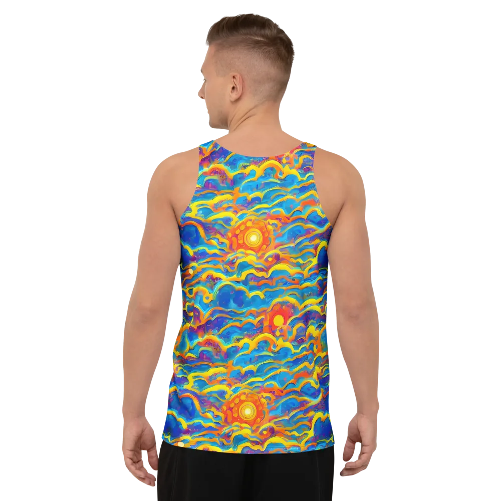 Chroma Ripple on Men's Tank Top — Back