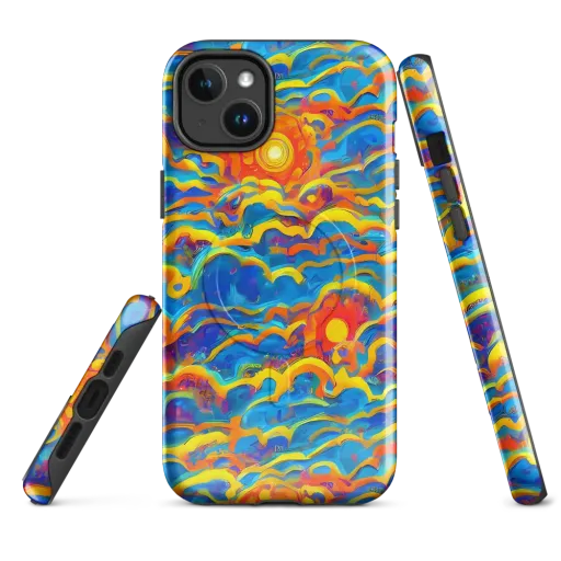 Chroma Ripple on a MagSafe Tough Case for iPhone®