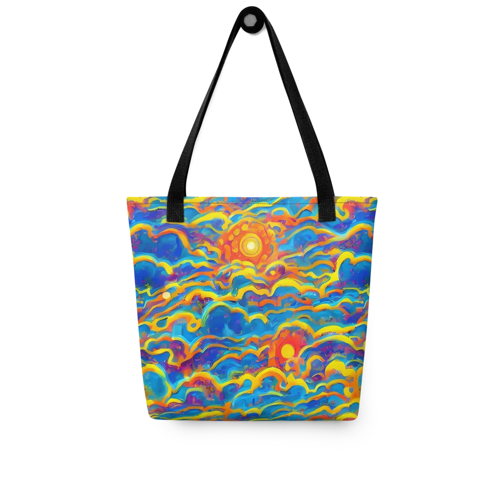 Chroma Ripple on Tote Bag — Front