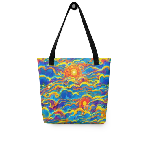 Chroma Ripple on a Tote Bag