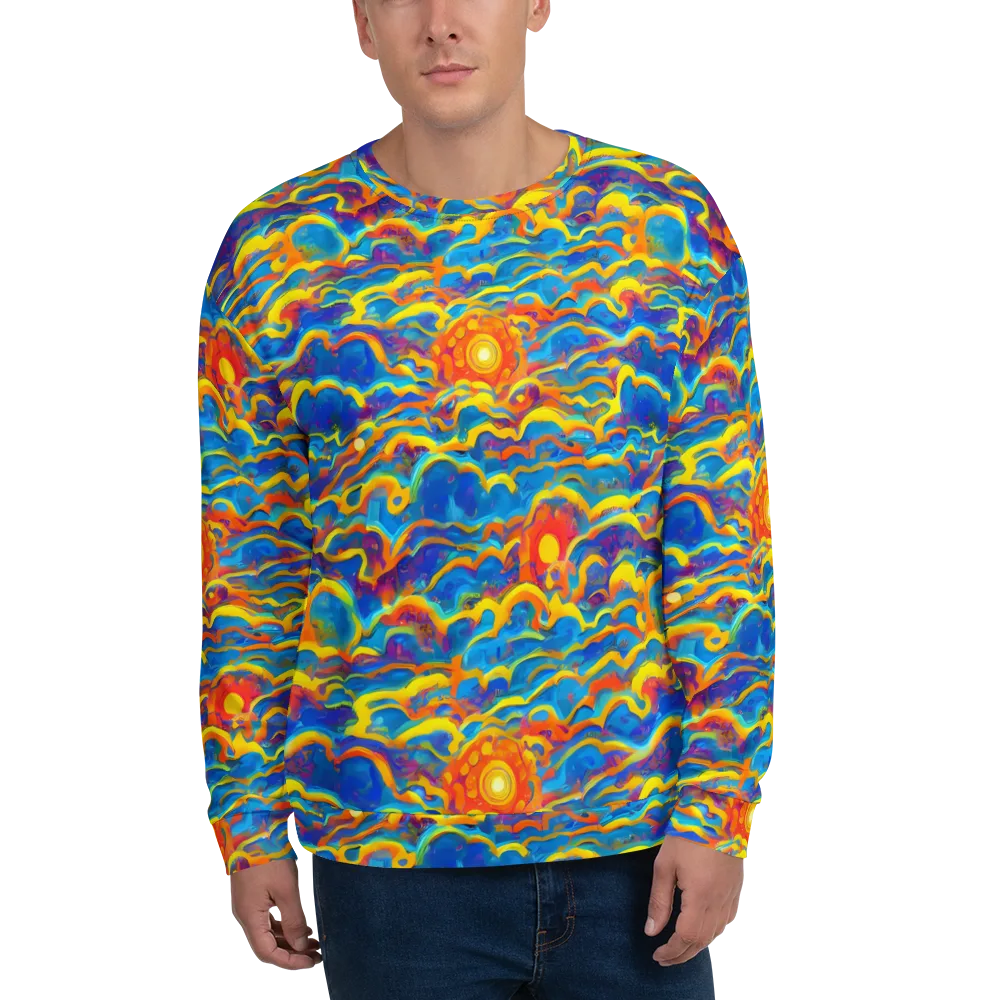 Chroma Ripple on Sweatshirt — Front