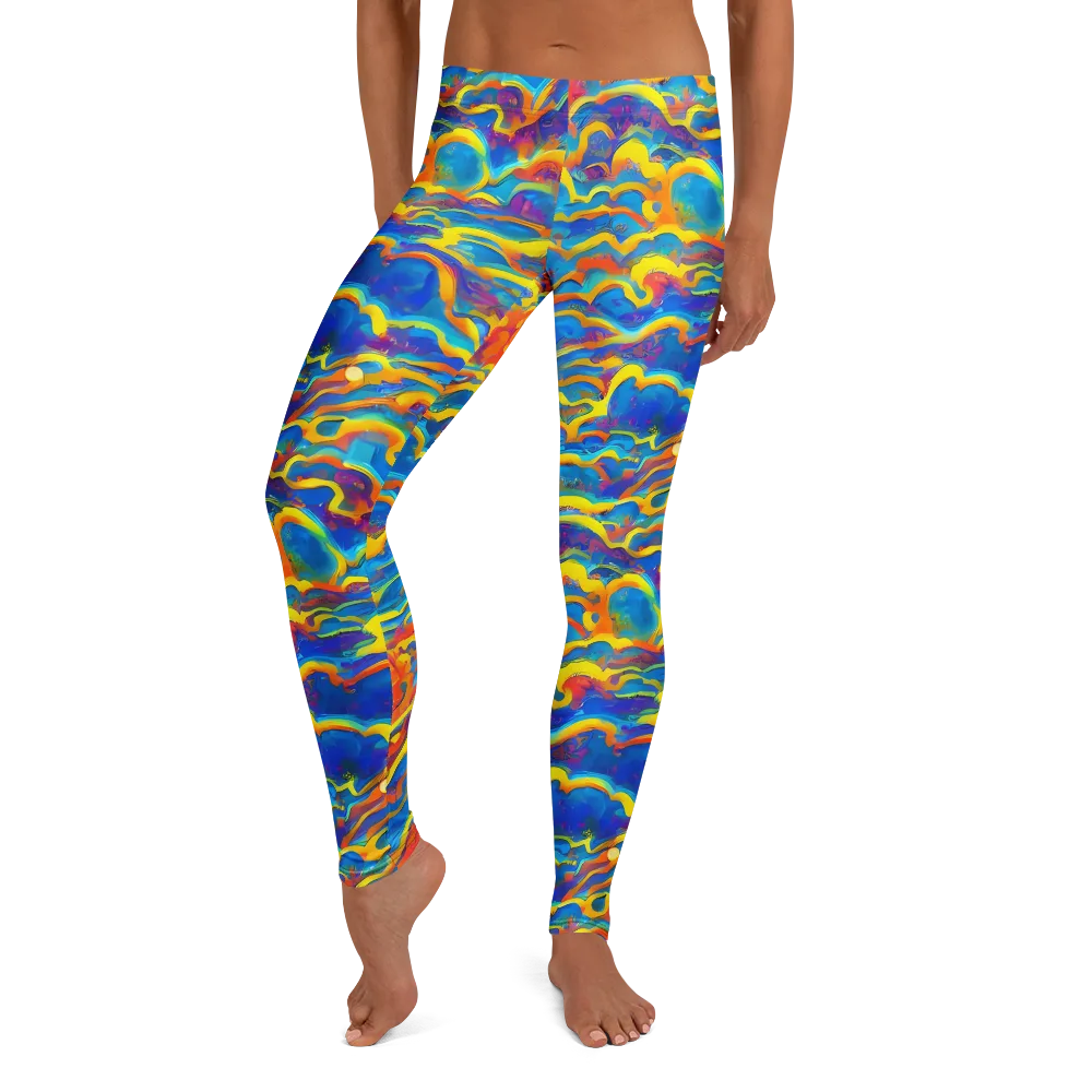 Chroma Ripple on Leggings — Front